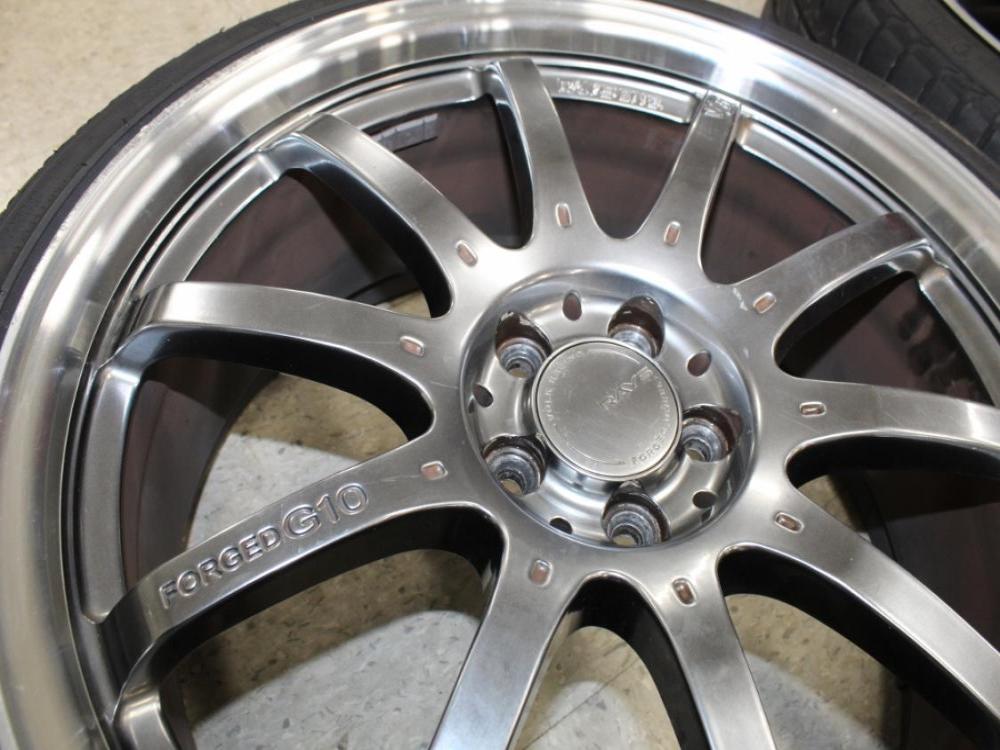 JDM Rays VR G10 5x100 19x8 +48 Wheels with Tires: Image 13