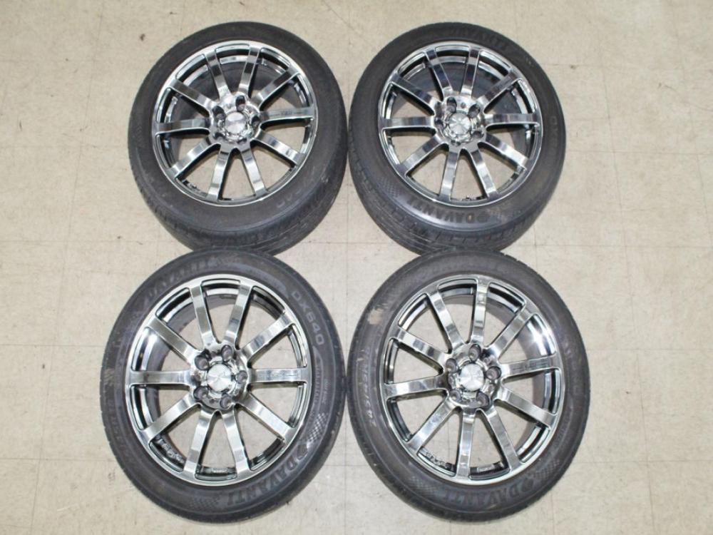 RARE Honda Mugen OEM 5x120 18x8 +50 Wheels with Tires: Image 4