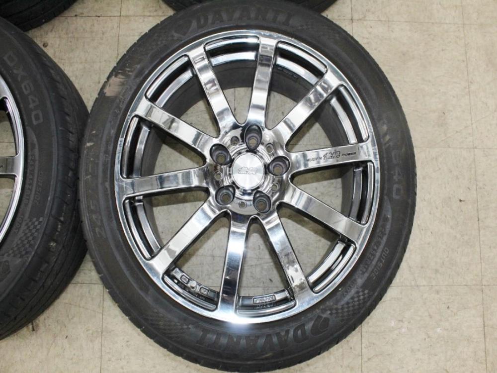 RARE Honda Mugen OEM 5x120 18x8 +50 Wheels with Tires: Image 8