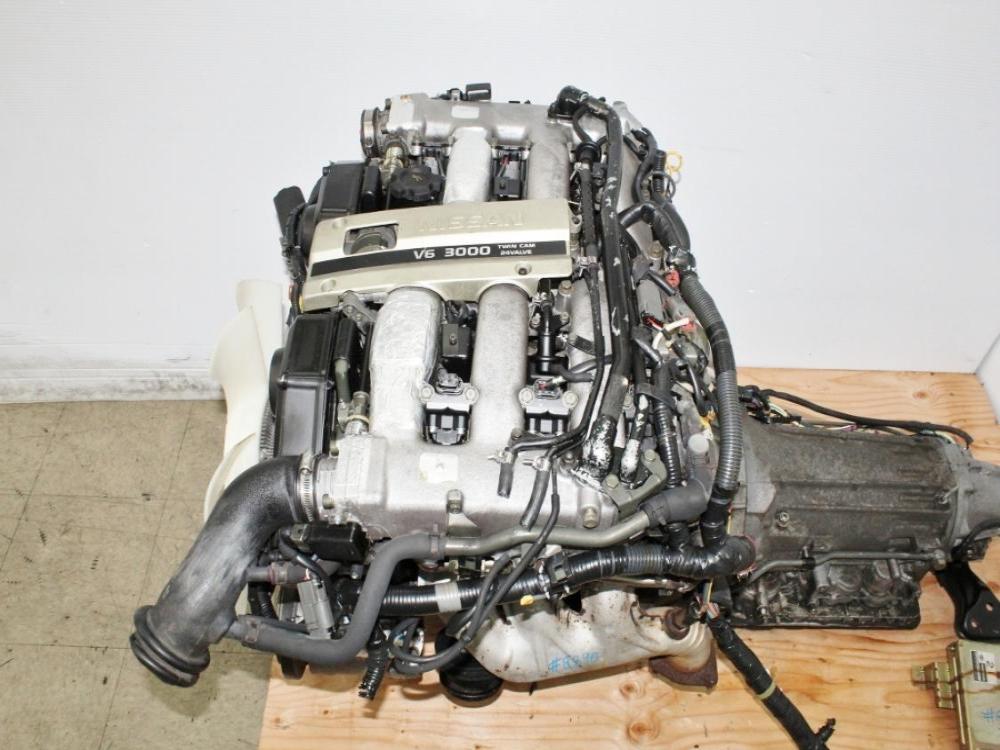 1990-1995 JDM Nissan 300ZX VG30DE Engine Automatic RWD Transmission 3.0L V6 Z32 Fairlady Z: Image 1