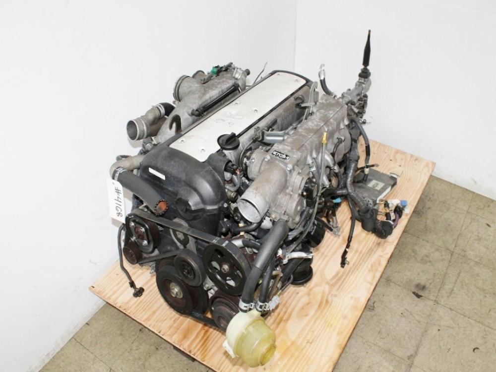 JDM Toyota 1JZ-GTE VVTI Turbo Engine & R154 Transmission Chaser Mark II : Image 7